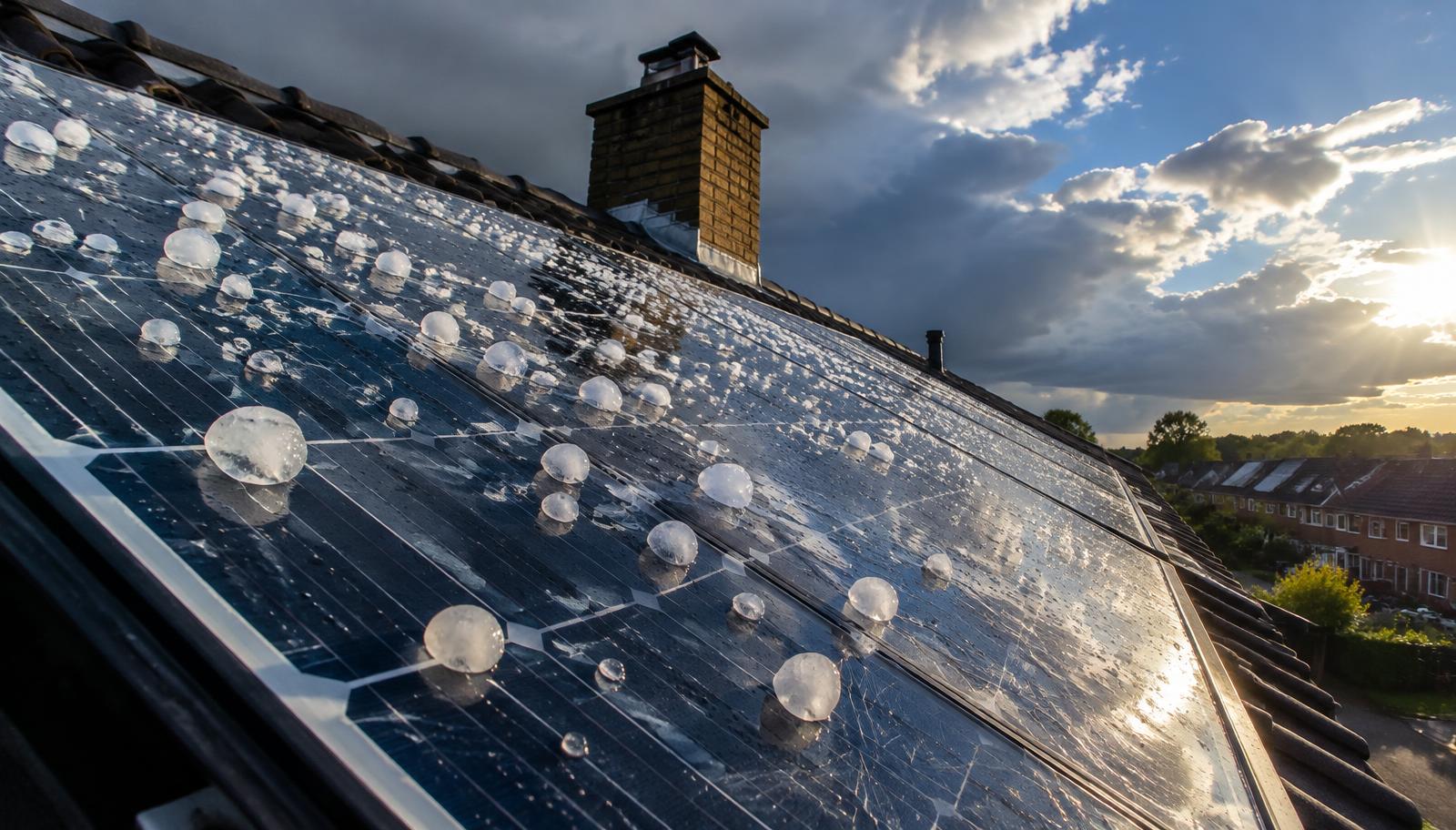 Hagel- en stormschade aan zonnepanelen: wat nu?